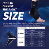 SNEINO Ankle Brace for Women & Men - Ankle Brace for Sprained Ankle, Ankle Support Brace for Achilles,Tendon, Sprain, Injury Recovery, Lace up Ankle Brace for Running, Basketball, Volleyball(Large)