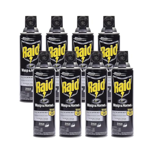 Raid Wasp Hornet Killer Spray (14 Ounce (Pack of 8))