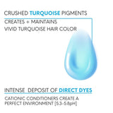 Watercolors Intense Color Depositing Shampoo, Semi Permanent Hair Color 8.5 oz - TURQUOISE