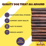 Woofley's 6 Inch Collagen Bully Sticks for Dogs - 10 Count - Collagen Chews for Dogs - Bully Stick Rawhide Alternative Dog Chews No Hide Bones for Medium & Large Dogs