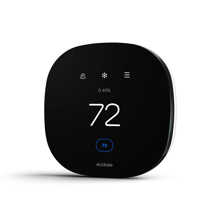 ecobee3 Lite Smart Thermostat - Programmable Wifi Thermostat - Works with Siri, Alexa, Google Assistant - Energy Star Certified - DIY Install, Black