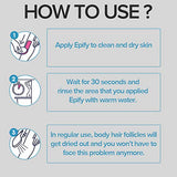 Epify Hair Removal Cream, Intimate/Private Hair Removal Cream for Men and Women, Private Area, Pubic & Bikini Hair Removal Cream, Sensitive Skin, (Pack of 3)