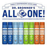 Dr. Bronner's - Organic Lip Balm (0.15 ounce, 6-Pack) - Made with Organic Beeswax and Avocado Oil, For Dry Lips, Hands, Chin or Cheeks, Jojoba Oil for Added Moisture, Soothing (Lemon Lime)