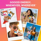 Quantum Energy Square: Energy Bar with Caffeine & 10g Protein. Delicious Healthy Snack On The Go. (Vegan, Gluten-free, Soy-free, Dairy-free). Flavor: Dark Chocolate Pink Himalayan Salt 8Pk