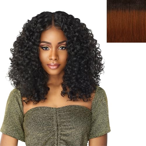 Sensationnel Butta lace wigs - unit 5 extra wide 5 inch deep parting synthetic preplucked hairline glueless lacefront (T4/COPPER)