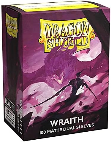 Dragon Shield Dual Matte Wraith Standard Size 100 ct Card Sleeves Individual Pack