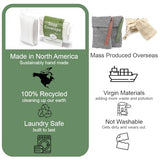 Soap Envelope 100% Recycled & Made in North America - Soap Saver Pouch for bar soap, Loofah Bath Scrubber for Bar Soap + Gentle Exfoliator, mesh soap Bag, soap Pouch