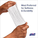 PURELL Cottony Soft Hand Sanitizing Wipes, Clean Scent, 24 Individually Wrapped Wipes (Pack of 4 Boxes) – 9029-04-CMR