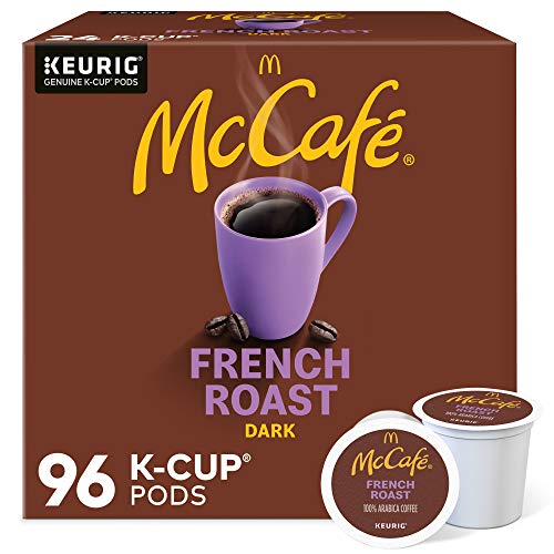McCafe French Roast, Single Serve Coffee Keurig K-Cup Pods, Dark Roast, 96 Count