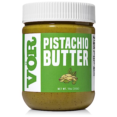 Vör All Natural Pistachio Butter Spread (11oz) | Rich & Nutty Pistachio Butter for Knafeh Dubai Chocolate Bars