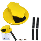 Bucket Lid Mouse Trap Mouse Trap Bucket Indoor Outdoor | Humane Mouse Trap | Mouse Trap Bucket Lid Auto Reset | 5 Gallon Bucket Compatible | Mouse Trap Bucket Lid (Double Head Upgrade Yellow)