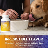 Microbiome Labs FidoSpore - Dog & Cat Digestive Supplement - Bacillus Subtilis Spore Based Probiotic to Support Digestion & Gut Health - Grass Fed Beef Liver Flavored Probiotics for Dogs (30 Capsules)