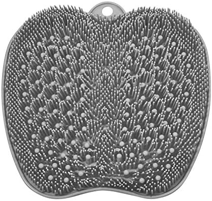 BESKAR XL Large Foot Scrubber Mat for Use in Shower - Shower Foot Cleaner to Eliminate Calluses Dead Skin, Foot Massager Mat for Men & Women to Soothe Achy Feet, Non Slip Suction Cups