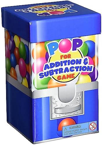 Learning Resources Pop For Addition and Subtraction Math Game, Easter Toys , Classroom and Homeschool Math Games, Math Activities for Kids, 100 Pieces, Grades 1 and up, Ages 6 and up