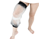 KEEFITT Knee Cast Cover for Shower, Waterproof Bandage and Cast Protector for Knee Replacement Surgery, Wound, Burns Watertight Protection Reusable, Fit Knee Circumference 11.8" to 20.8"