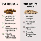 Pet Honesty Calming Chews for Cats - Cat Anxiety Relief + Helps Reduce Stress - Behavioral Support & Promotes Relaxation for Travel, Boarding, Vet Visits, Separation Anxiety - Chicken (30-Day Supply)