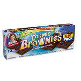 Little Debbie, Cosmic Brownies Boxes 96 Individually Wrapped Brownies, Rich Chocolate with Candy Coating, 1 Count (Pack of 16)