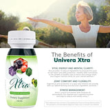 Univera Xtra Minis, Multimineral fruites Complex, 15 Natural Ingredients, Stress Management, Focus & Clarity, Joint Comfort, Antioxidant Protection - 3.38 Fl Oz (Pack of 20)