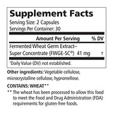 American BioSciences Metatrol Fermented Wheat Germ Extract - Immune & Mitochondria Support for Renewed Vitality & Enhanced Energy - Gluten Free - 60 Vegetarian Capsules, 41mg