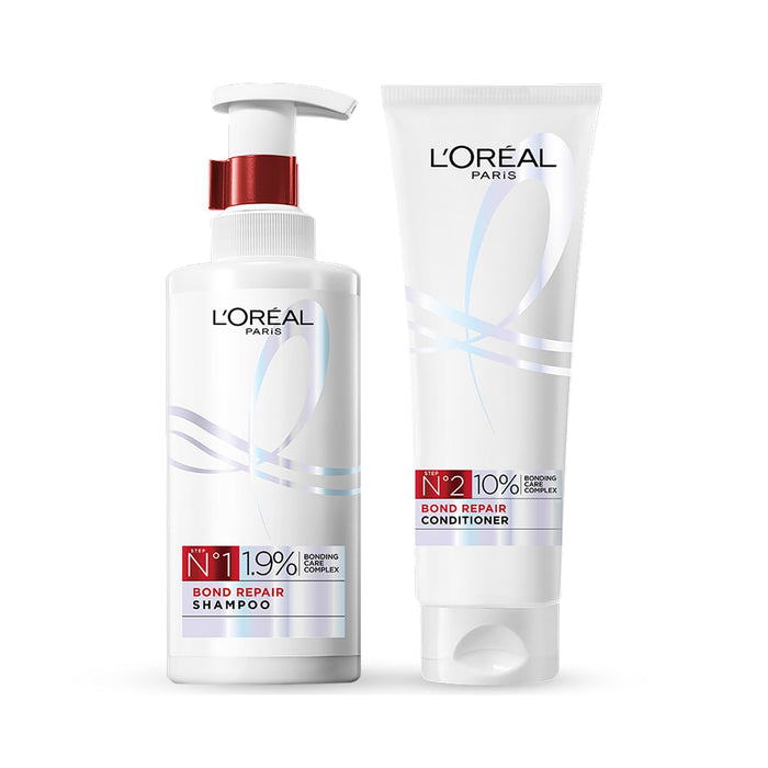 L'OREAL PARIS Bond Repair Color Damage Care Main Set (Shampoo 440ml & Conditioner 440ml)