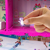 Polly Pocket Advent Calendar, Winter House Design, 4 Floors with 8 Rooms, 25 Surprises to Discover, Great for Ages 4 Years Old & Up