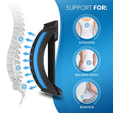 Everlasting Comfort ® Back Stretcher for Lower Back Pain Relief - Get Spine & Back Decompression with This Adjustable Stretching Device - The Ultimate Back Pain Relief Products