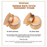 SKINFOOD Salmon Dark Circle Concealer Cream #1 - Concealer for Dark Circles - Under Eye Concealer for Dark Spots and Wrinkles - Full Coverage Under Eye Concealer - 0.35 Oz/10 g (Salmon Blooming)