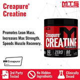 MTS Nutrition Creapure Creatine Powder - Muscle Growth & Recovery Supplement - 80 Servings Unflavored