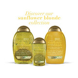 OGX Hydrate & Color Reviving + Sunflower Shimmering Blonde Shampoo with UVA/UVB Sun-Filters, 13 Ounce -Lot of 3