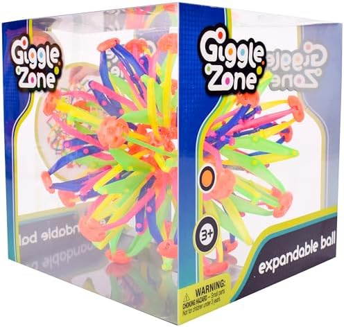 Sunny Days Entertainment Expandable Ball – Breathing Toy Sphere for Kids & Adults – Expands from 6.5’’ to 13"