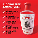 Thayers Alcohol-Free, Hydrating Rose Petal Witch Hazel Facial Toner with Aloe Vera Formula, Vegan, Dermatologist Tested and Recommended, 8.5 Oz (Pack of 2)