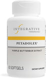 Integrative Therapeutics Petadolex - Purple Butterbur Extract - Dietary Supplement to Support Healthy Blood Vessel Function in the Brain* - Gluten-Free & Dairy-Free Brain Health Support - 60 Softgels