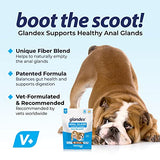 Glandex Anal Gland Soft Chew Treats with Pumpkin for Dogs Digestive Enzymes, Probiotics Fiber Supplement for Dogs Boot The Scoot (Pork Liver Chews, 30ct)