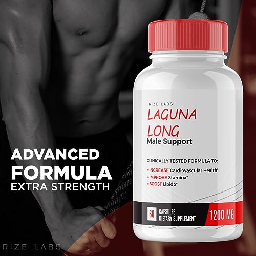 (2 Pack) Laguna long male supplement, Laguna long reviews, Laguna long for men, lagunalong pills for enchantment, laguna power, stamina support, laguna pills, pastillas de laguna (120 capsules)