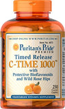 Puritan's Pride Vitamin C 1000mg with Rose Hips for Immune Supports by Puritan's Pride to Support a Healthy Immune System 250 Caplets