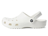 Crocs Women's Classic Comfort Clog White 6 Medium US