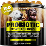 Probiotics for Dogs - Support Gut Health, Itchy Skin, Allergies, Yeast Balance, Immunity - Dog Probiotics and Digestive Enzymes for Small, Medium and Large Dogs - 180 Probiotic Chews for Dogs, Duck