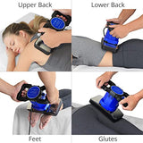 Body Back Vibe 2.0 - Handheld Orbital Massager for Back Pain Relief - Variable Speed Chiropractic Tool for Muscle Recovery and Relaxation - Professional Quality Massager for Home Use