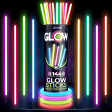 JOYIN Glow Sticks Bulk 400 8" Glowsticks ; Glow Stick Bracelets; Glow Necklaces; Glow in the Dark, July 4th, Christmas, Halloween Party Supplies Pack, Football Party Supplies