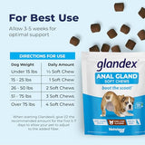 Glandex Anal Gland Soft Chew Treats with Pumpkin for Dogs Digestive Enzymes, Probiotics Fiber Supplement for Dogs Boot The Scoot (Pork Liver Chews, 30ct)