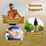 ACTIVATION Solaris Immune & Energy Drops Products - Organic Multivitamin Immune and Energy Oil Blend with Cloves, Rosemary, Peppermint, Thyme, and Sesame Seed Oil - Liquid Immune Vitamin (10 ml)