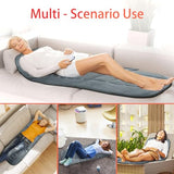 Massager Pad, 5 Vibration Modes & 3 Levels Massager Mat, Back Massager with Heat for Back Pain Relief, Body Massager Chair Pad with Auto Shut Off, Length 53" Width 20", Gifts for Men,Women,Mom,Dad