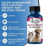 Healthy Weight Supplement for Cats and Dogs - Helps Overweight Pets Control Obesity Through Healthy Fat Burning, Improved Metabolism and Gentle Suppression of Appetite and Cravings Pills