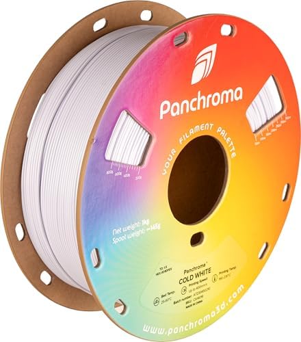 Polymaker Panchroma CoPE 3D Printer Filament, Cold White 3D Printing Filament 1.75mm 1kg, Prints Better Than PLA, Enables High Speed Printing, Compatible with Most 3D Printer, Cold White