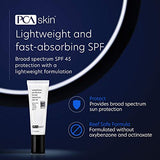 PCA SKIN Weightless Protection Broad Spectrum SPF 45 - Oil-Free Hydrating Face Sunscreen with 8.4% Zinc Oxide for Acne-Prone Skin & All Skin Types (1.7 fl oz)