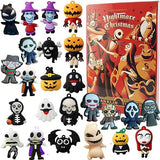 2023 New Halloween Christmas Scary Doll Advent Calendar 2023 Kids - 24 Day Halloween Countdown Calendar, Pre-Christmas Doll Nightmare Advent Calendar Gift (A+halloween)