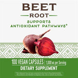 Nature's Way Beet Root 500 mg, 100 Vegetarian Capsules, Pack of 3