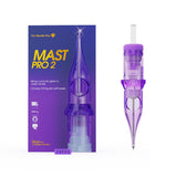 Mast Pro2 Tattoo Needles Cartridges, Pro Needles Pins for Super Aritsts, 20 Count, Disposable Round Liner 1005RL