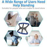 Great Lift Aid, Lift Aids to Help Seniors Stand up, Portable Stand Assist Aid for Elderly, Standing Aids & Supports, 450Lbs Weight Capacity, for Elderly Disabled Paramedic Therapist Nurse (Blue)