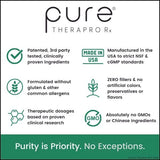 Pure TheraPro Rx Power Probiotic 100B | 30 Acid Resistant Capsules - 1 Month Supply | 4 Proven Strains 100 Billion CFU | Flora Balance & Digestiion | NO Refrigeration Required | Non-GMO | Zero Fillers